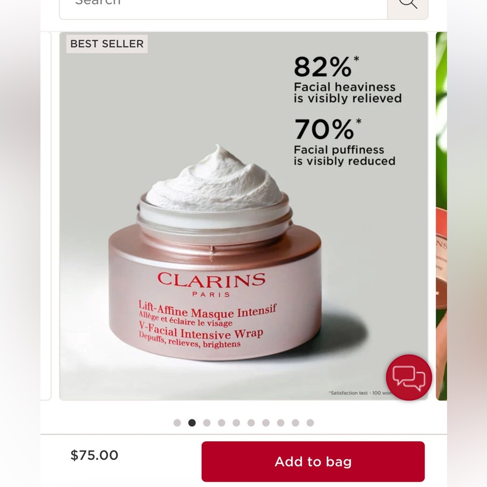 Clarins V-Facial Wrap - Soft Pink